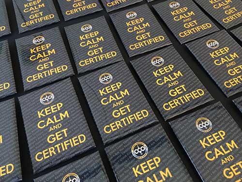 Keep Calm and Get Certified