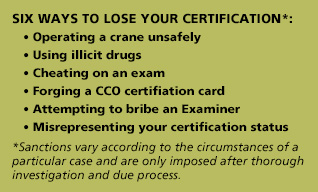 Six ways to lose your certification 02-18